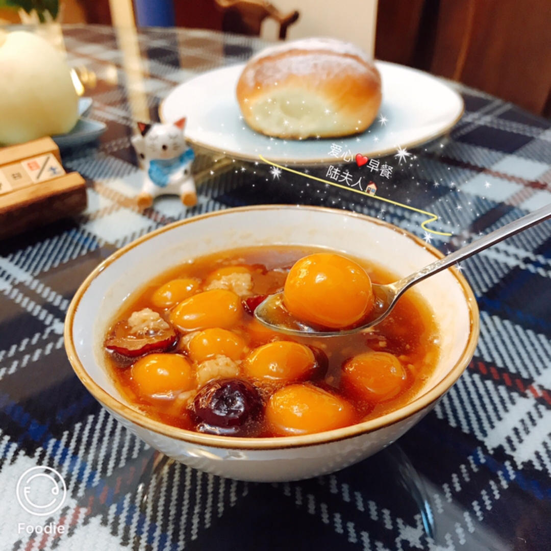 ㊙️养颜补血❗️暖宫暖胃的红糖酒酿小圆子