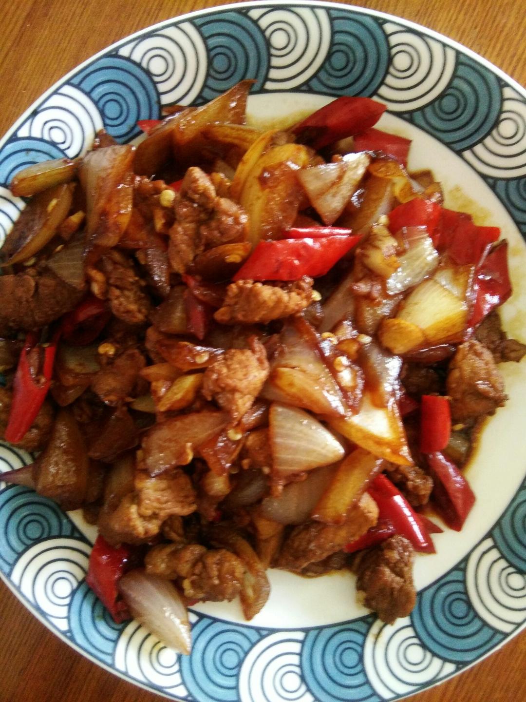 小米椒洋葱炒肉