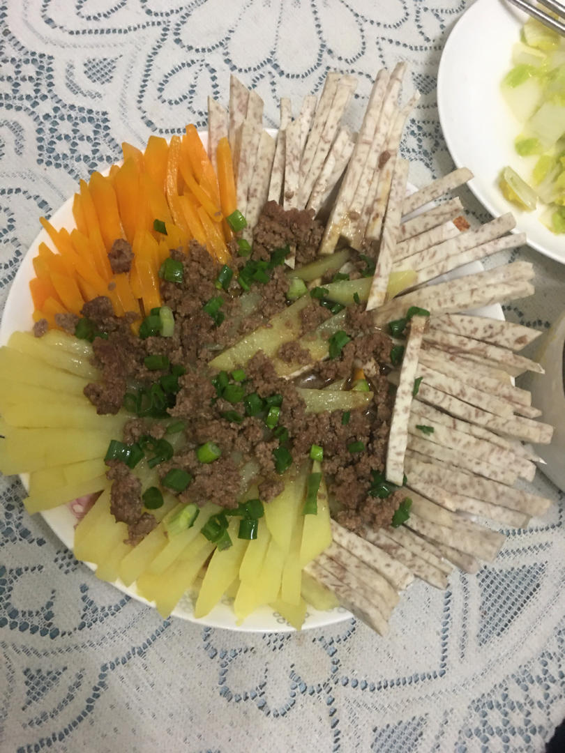 清蒸肉沫香芋丝