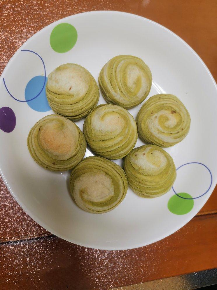 蛋黄酥~紫薯、抹茶、原味~花好月圆，中秋快乐~内附一次做六色蛋黄酥方法~