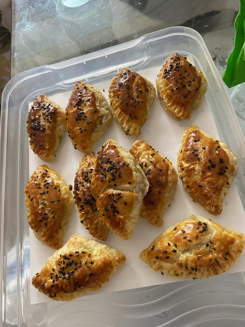 香蕉酥 | 香蕉派 | 蛋挞皮版