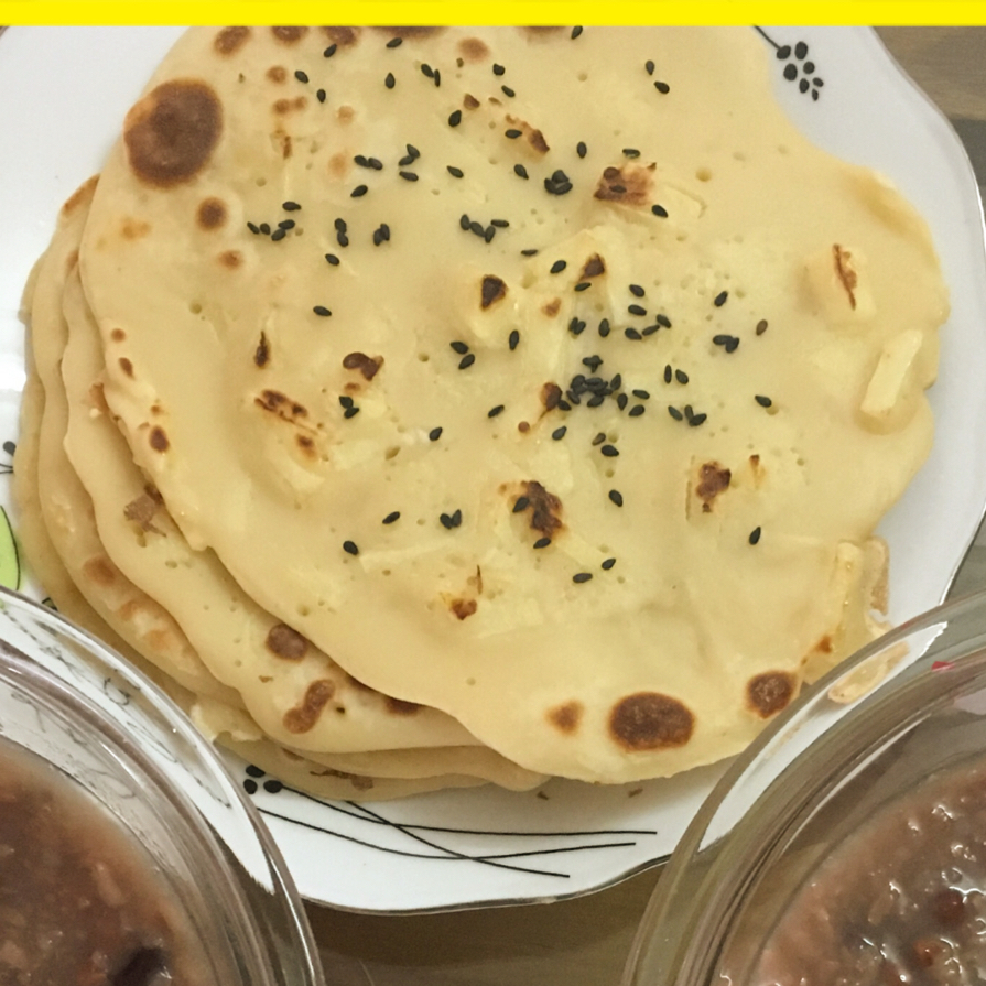 香甜炼乳鸡蛋饼