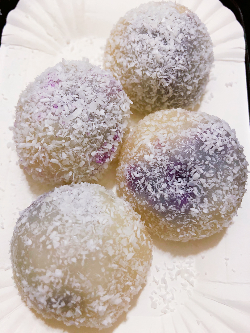 椰蓉奶酪紫薯球（宝宝辅食）