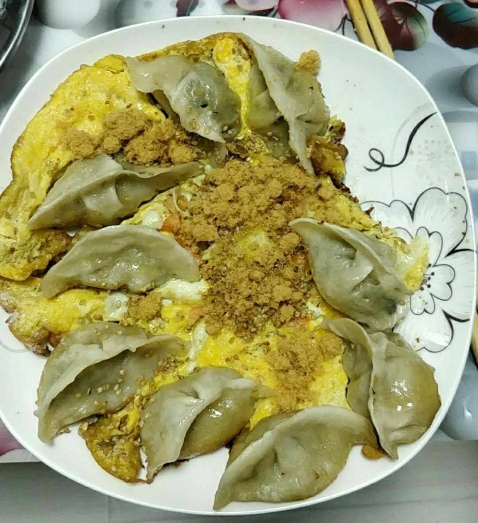 懒人快手抱蛋煎饺