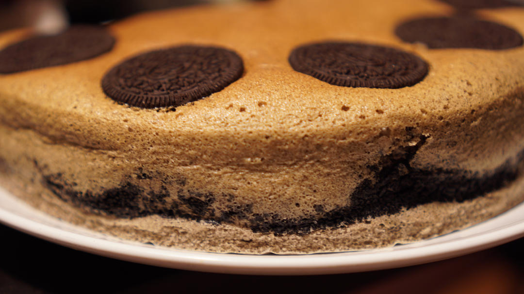 完美不开裂，超好吃浓情可可奥利奥古早味蛋糕