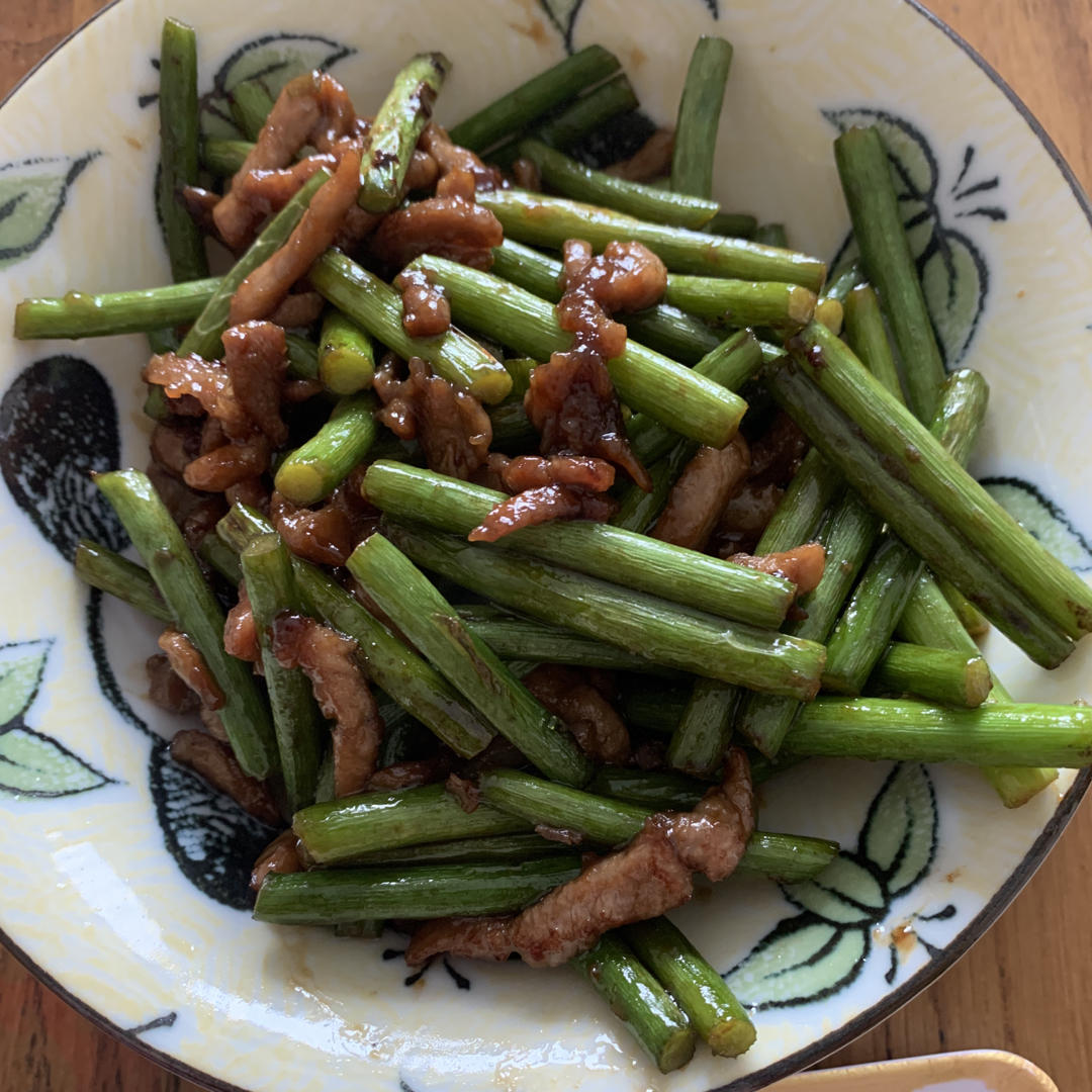 蒜苔这样炒‼️能吃三碗饭💯超级下饭的家常菜！