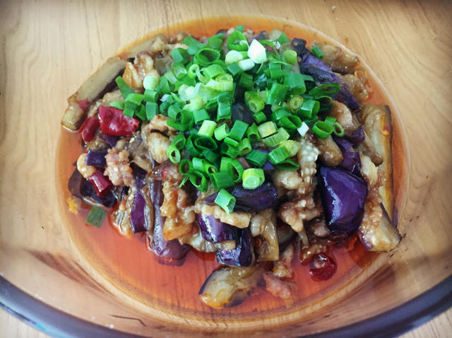红烧肉沫茄子