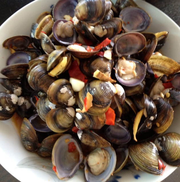 【辣炒蚬子图片】筱--xue_下厨房