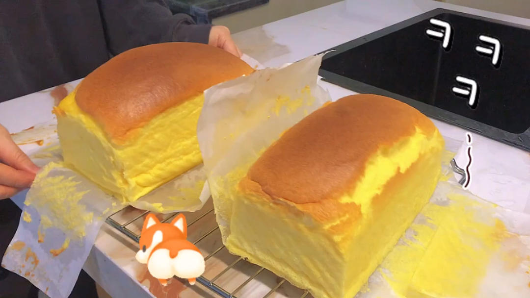 堪比柯基屁股
爆浆芝士🧀古早蛋糕