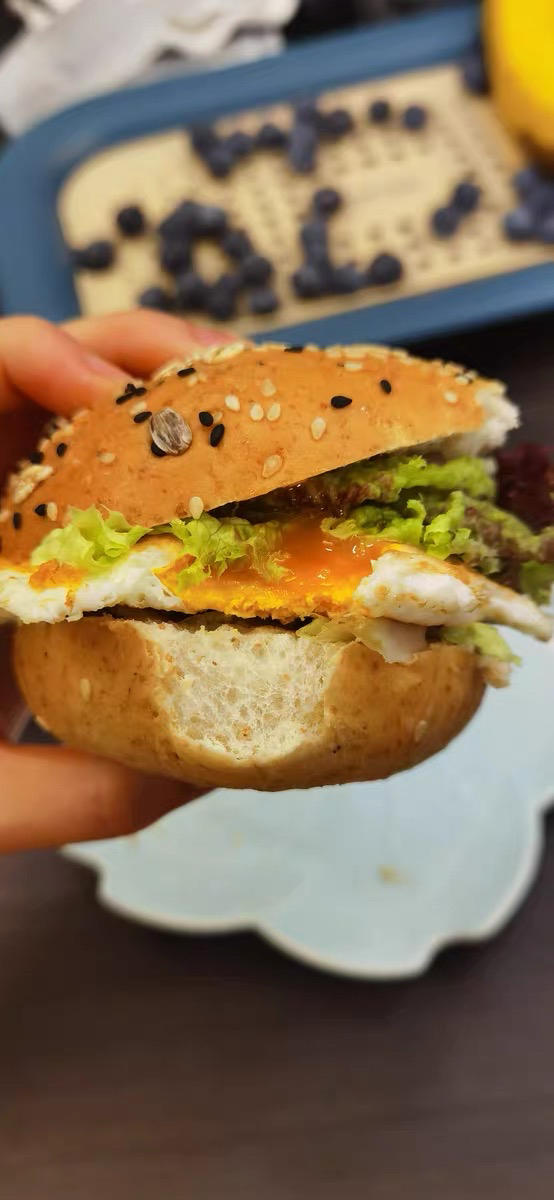 自制健康汉堡|营养快手早餐