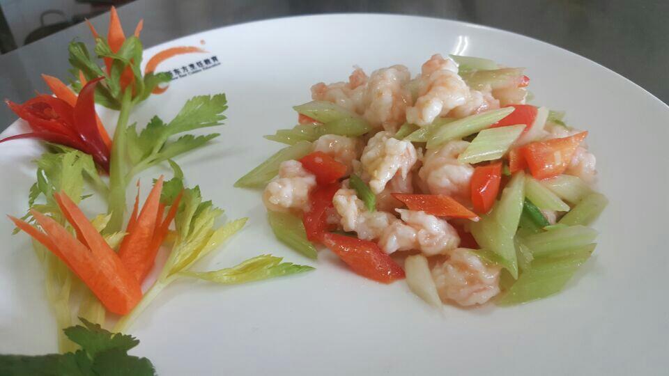 碧绿虾仁的做法