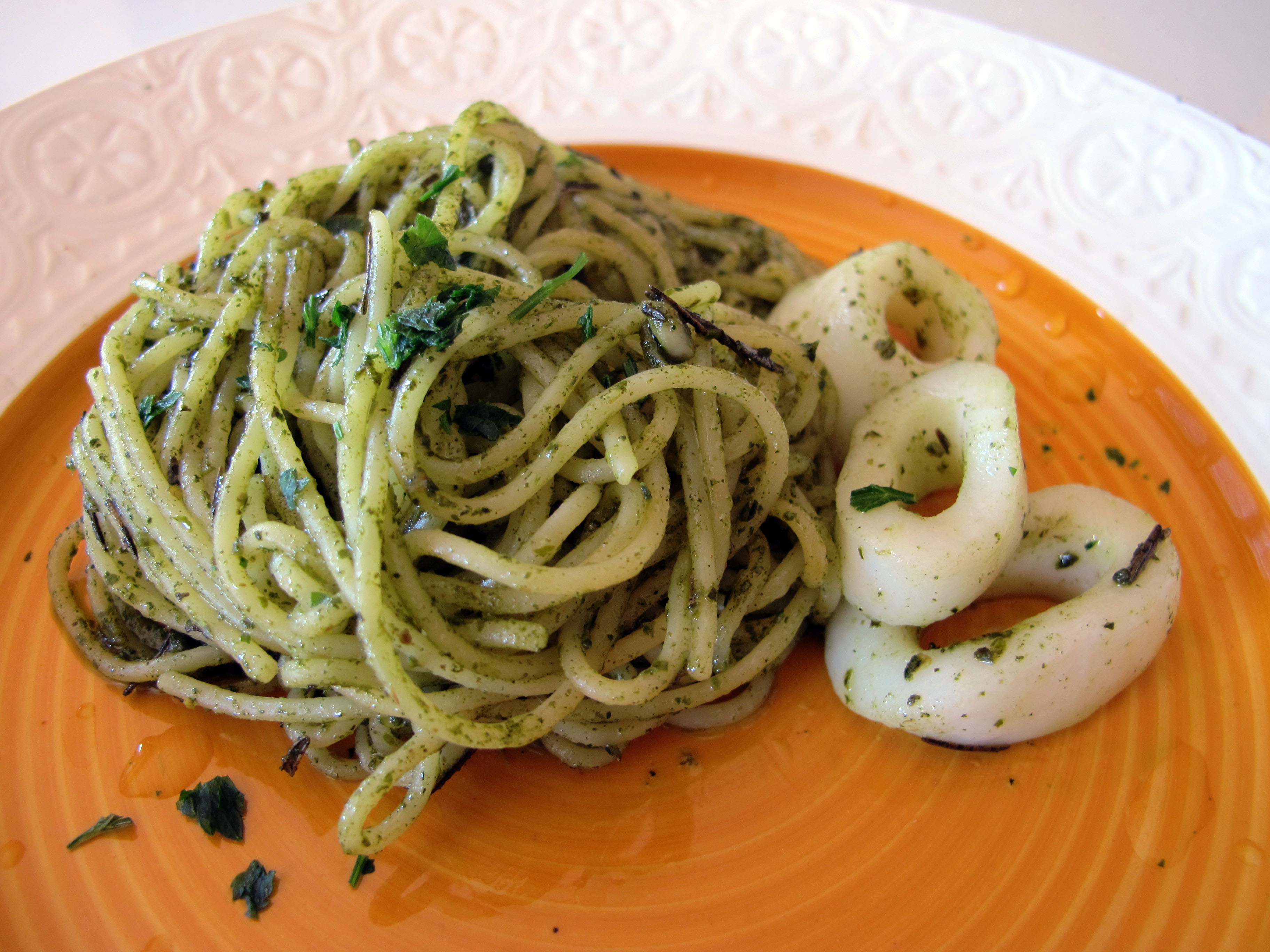 香蒜绿酱意面的全部作品