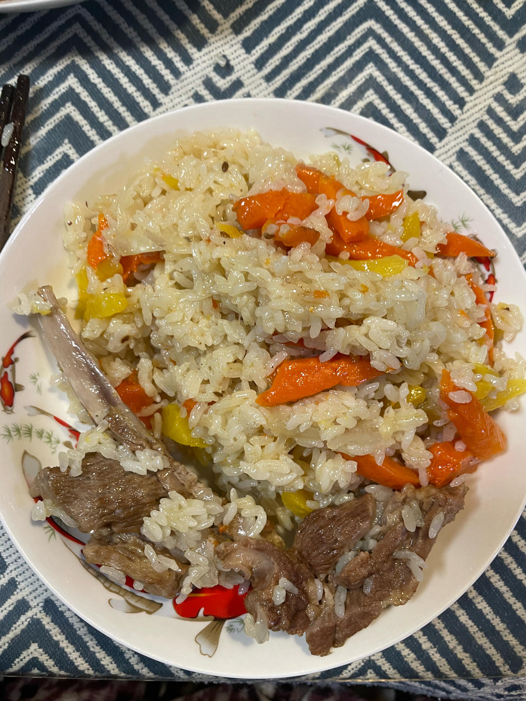 新疆羊排抓饭（出锅后米粒分明的秘密）