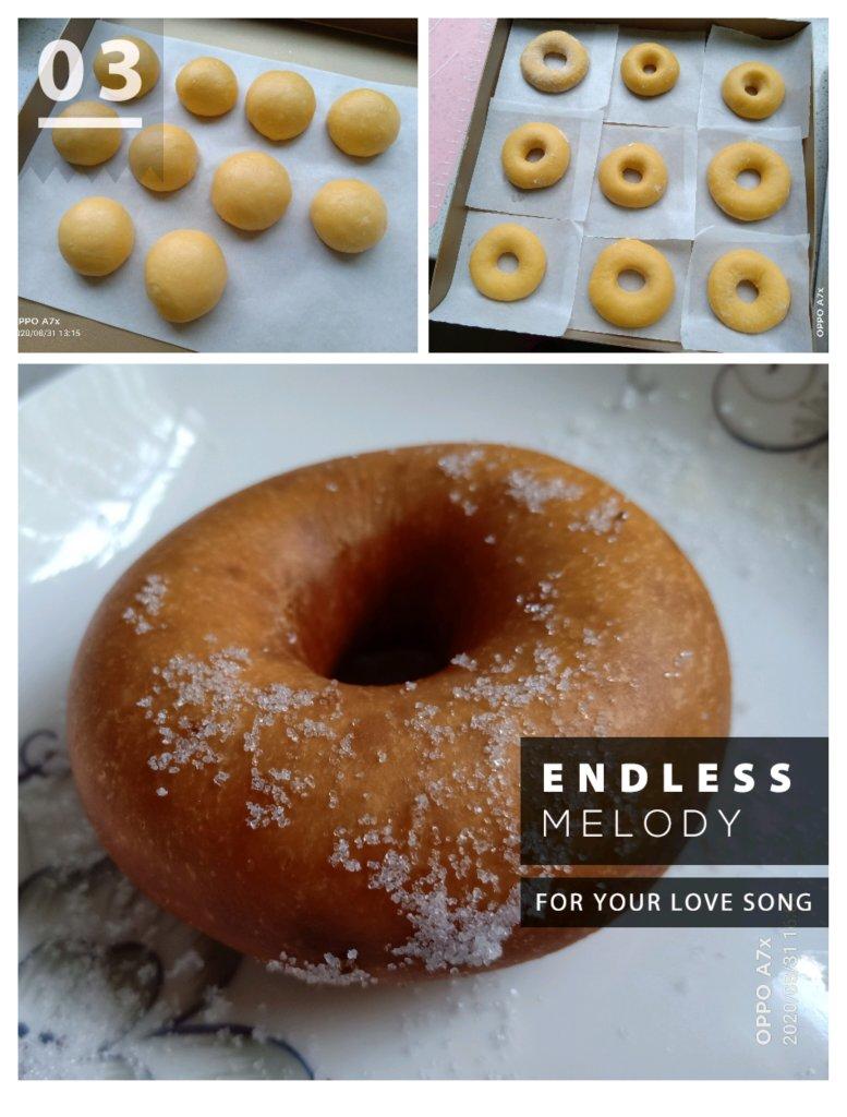 🍩超快手一小时低糖无需烤箱的甜甜圈（详细视频）