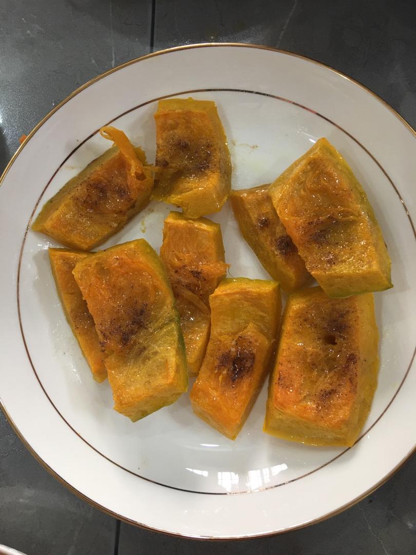 低脂不胖日式烤南瓜🎃香甜软糯｜减脂餐～