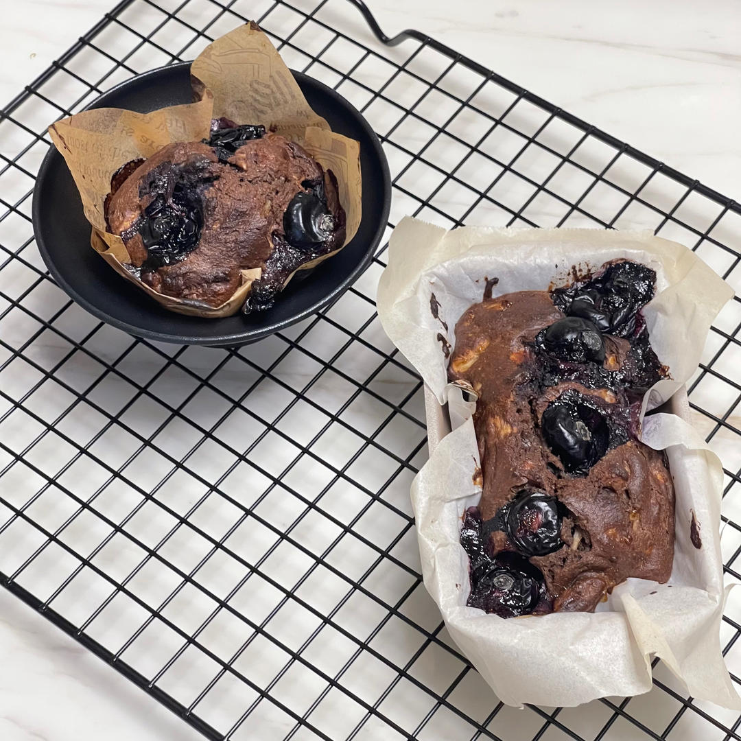 低脂香蕉可可布朗尼