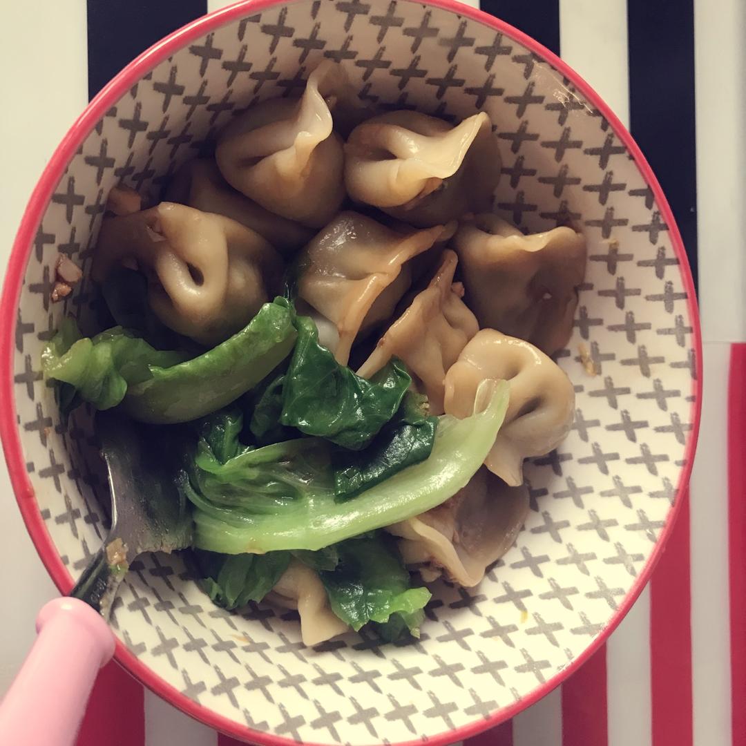 干拌饺子