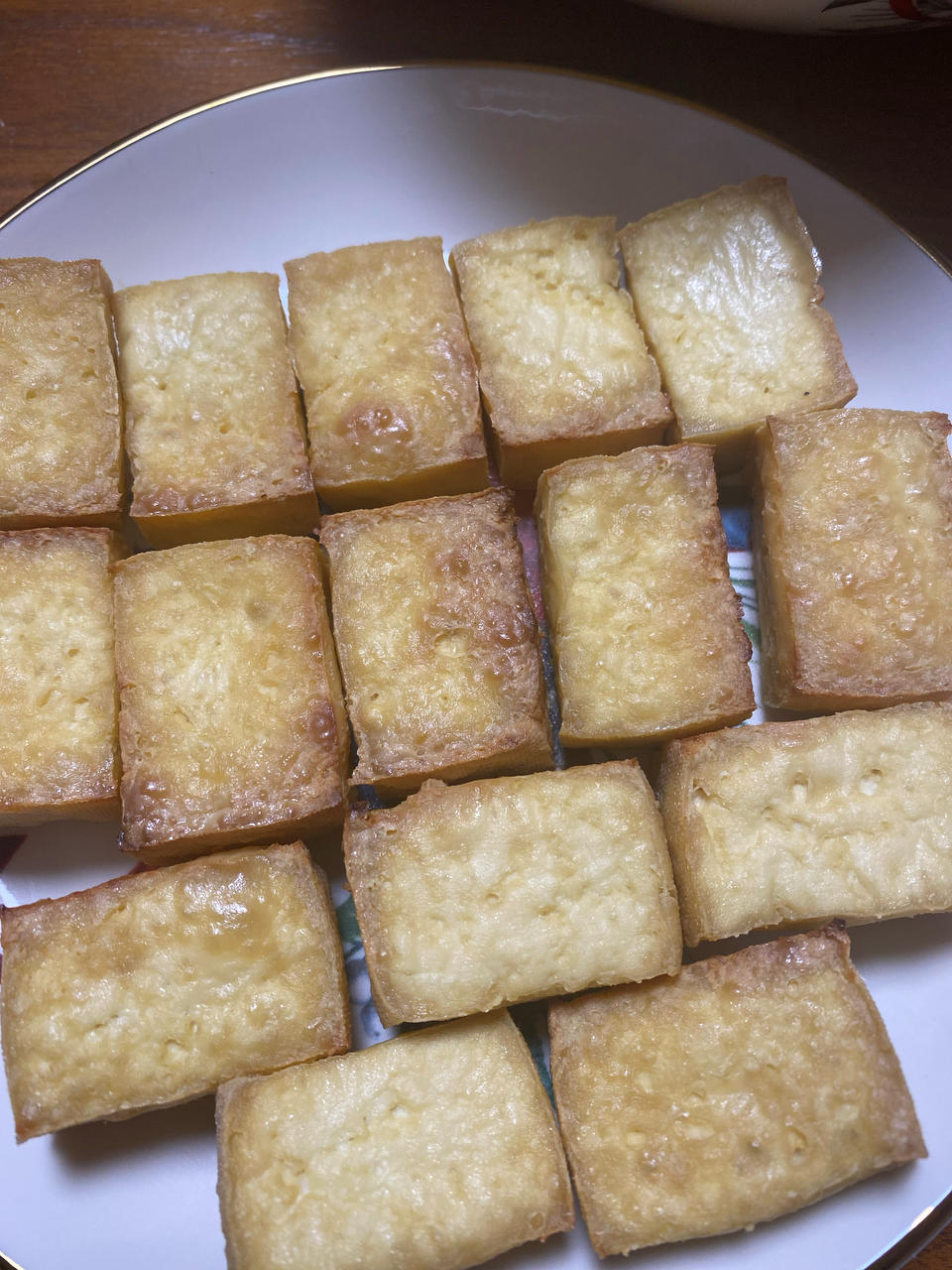 mu0425做的小吃街边酥炸豆腐附酱汁空气炸锅版