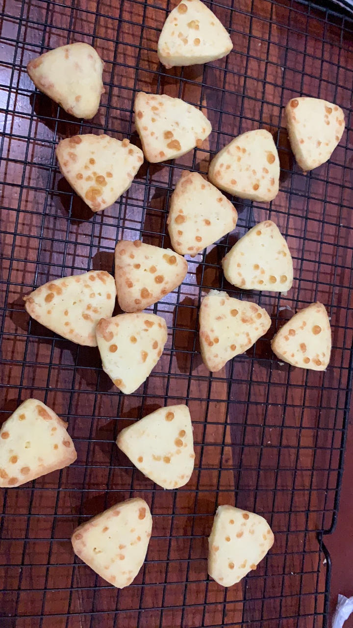 免打发❗️零失败❗️黄金芝士咸味饼干❗️