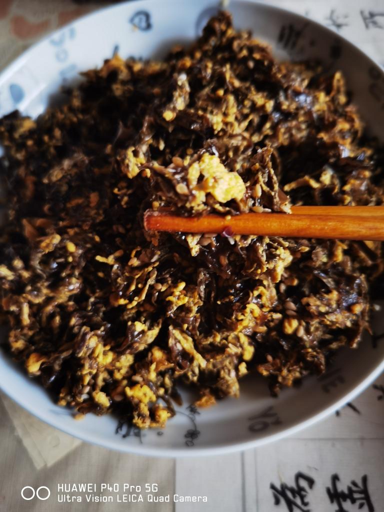 紫菜炒鸡蛋