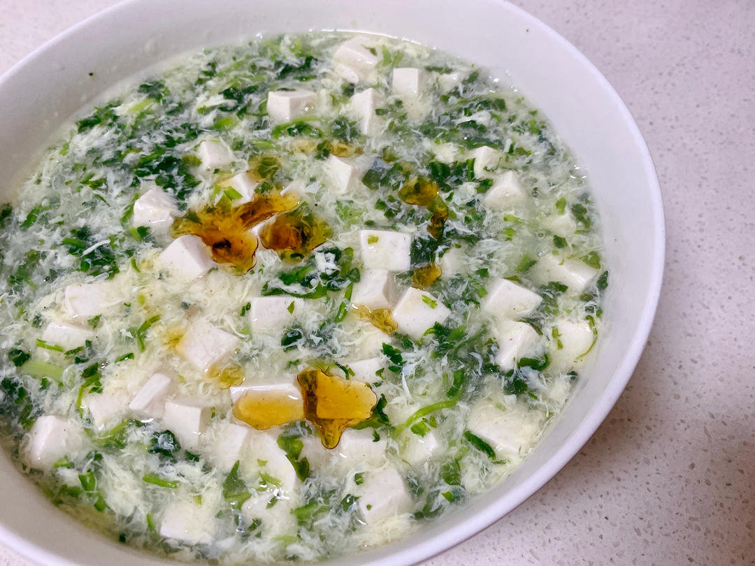 荠菜豆腐羹