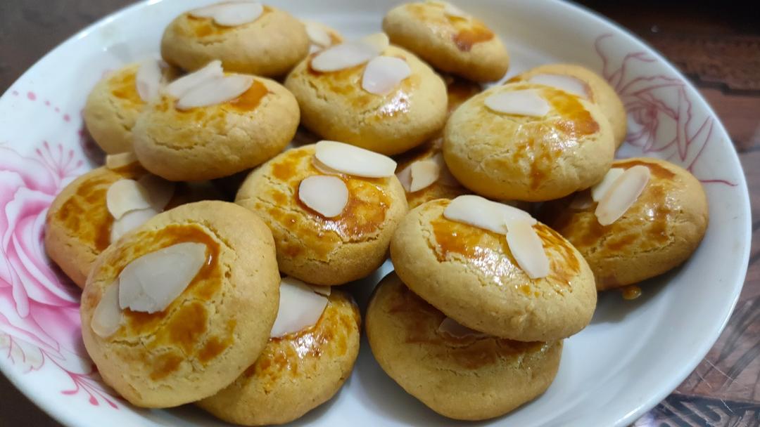 简单零失败的烤箱美食❗️酥脆可口的杏仁奶酥