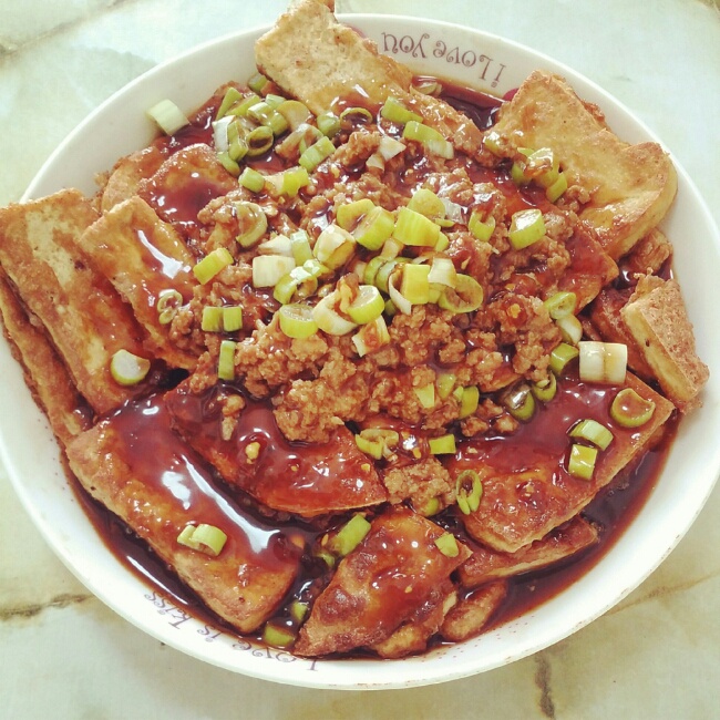 香煎嫩豆腐