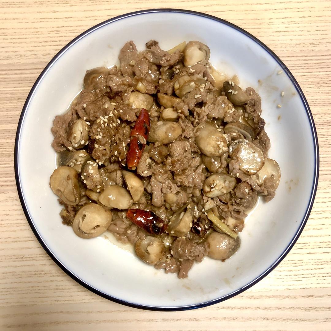 草菇牛肉（米饭杀手系列九）