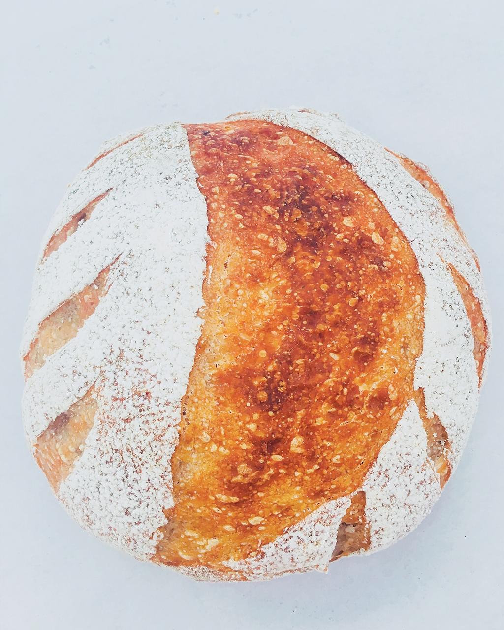 黑麦天然酵种香蕉欧包