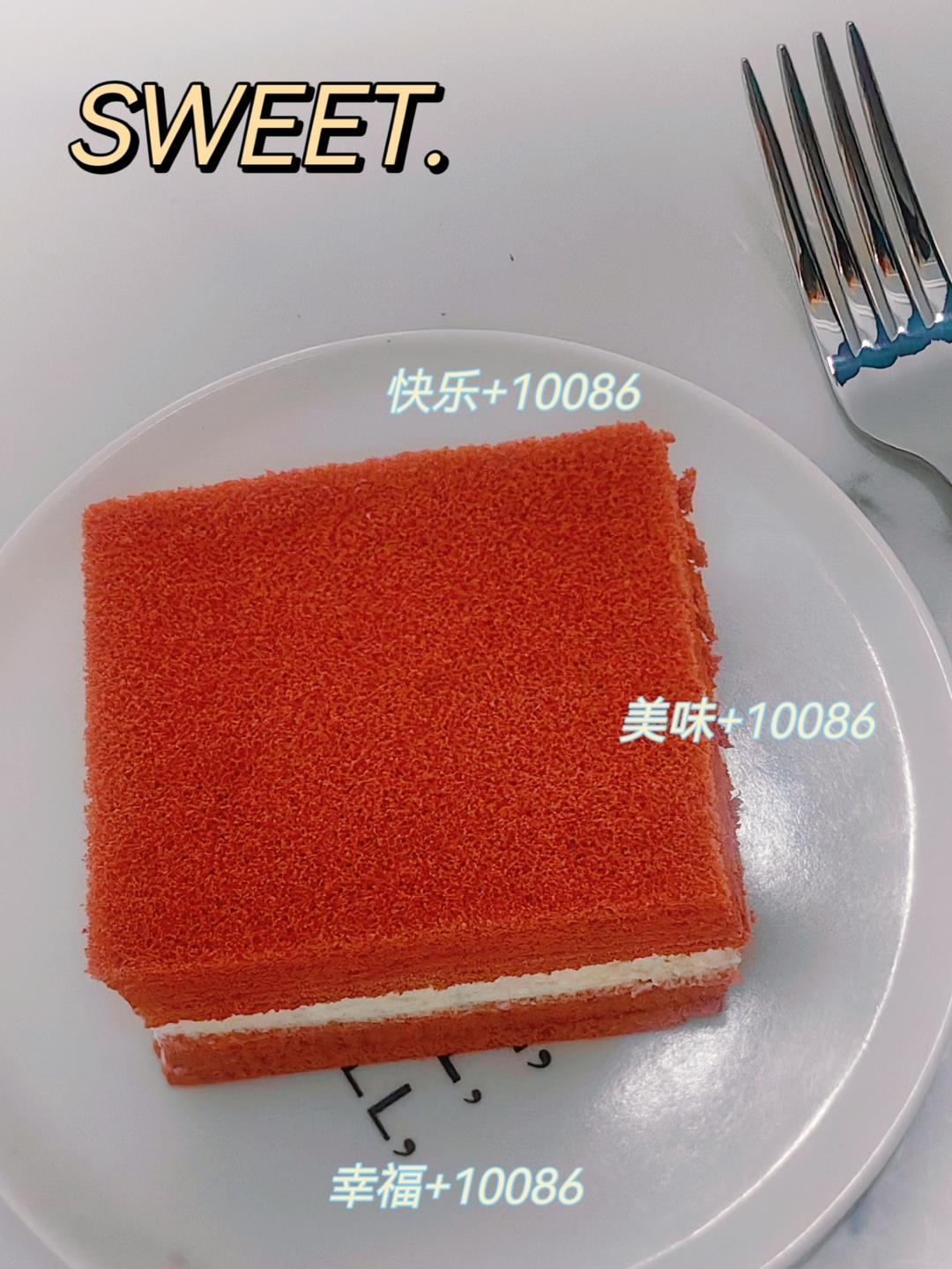 新年甜品——水光肌红丝绒杯子蛋糕
