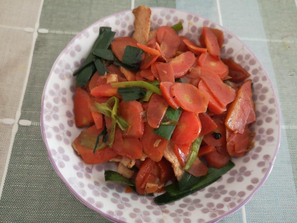 胡萝卜炒肉