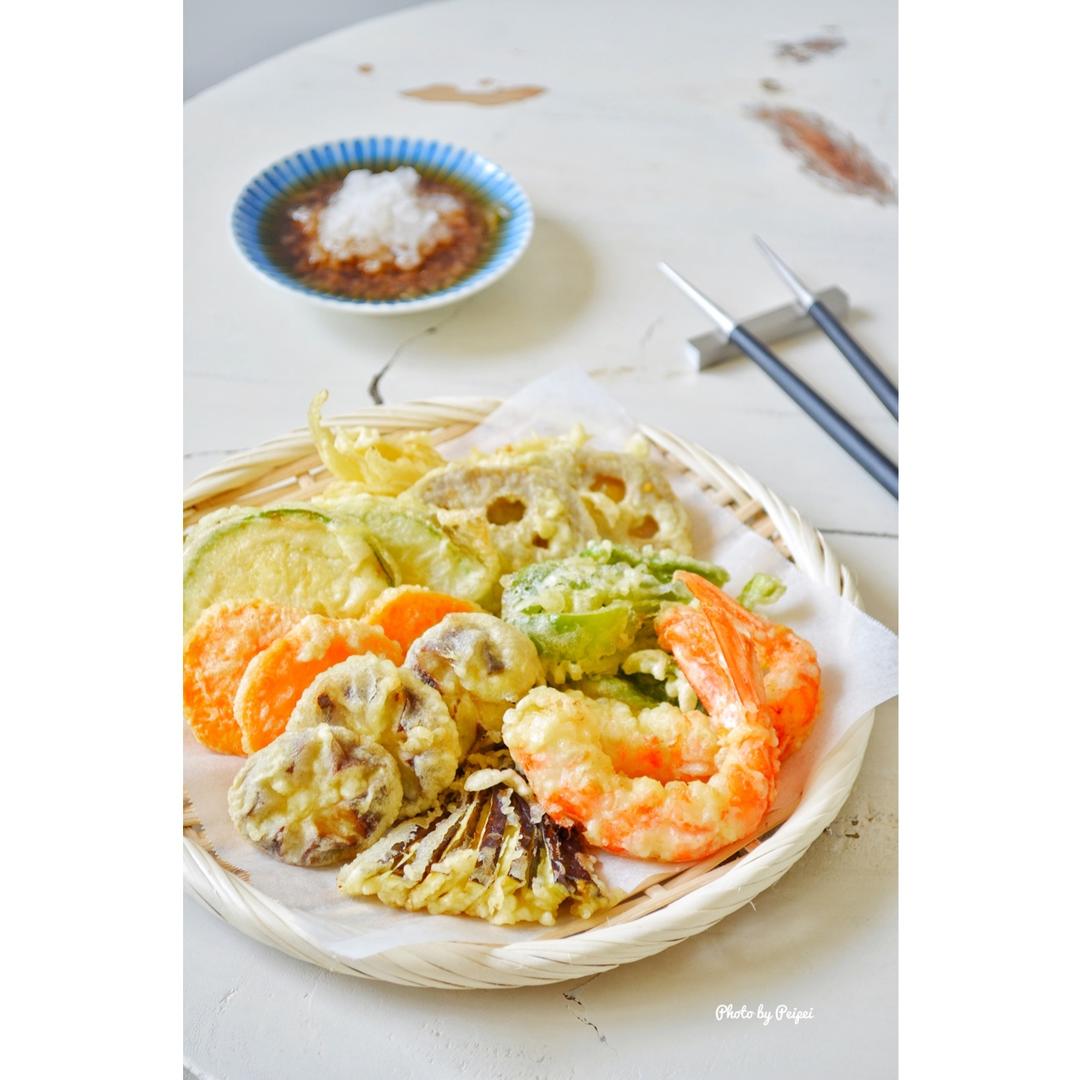 嫁给耳朵儿做的时蔬天妇罗