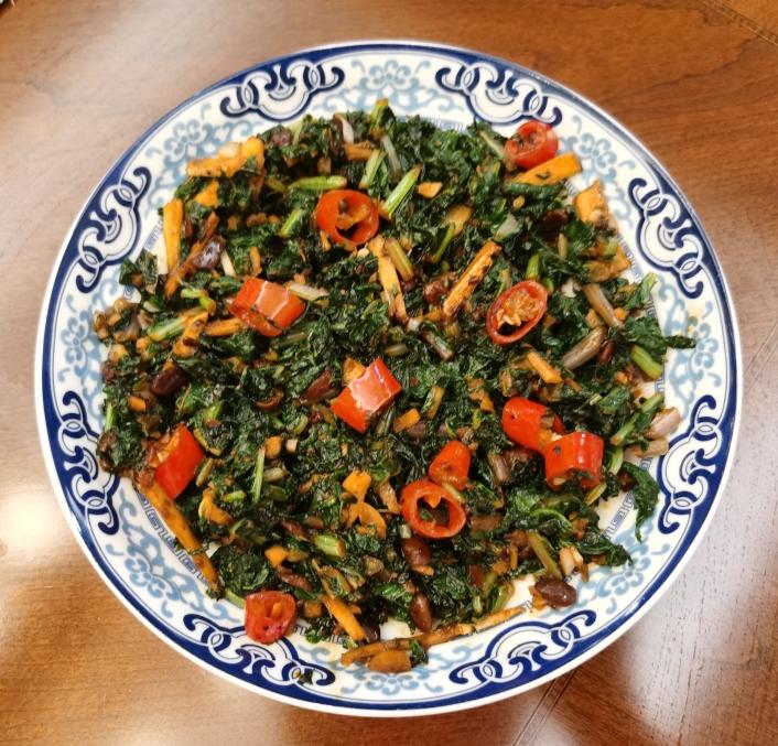 美味小菜:炒萝卜缨子的做法