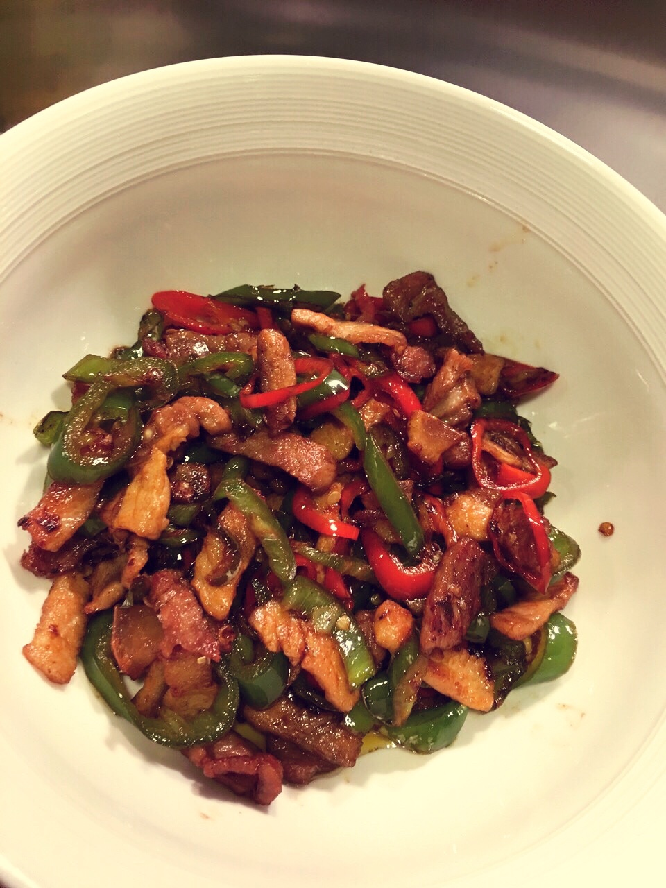 最好吃的湖南菜-辣椒炒肉的做法