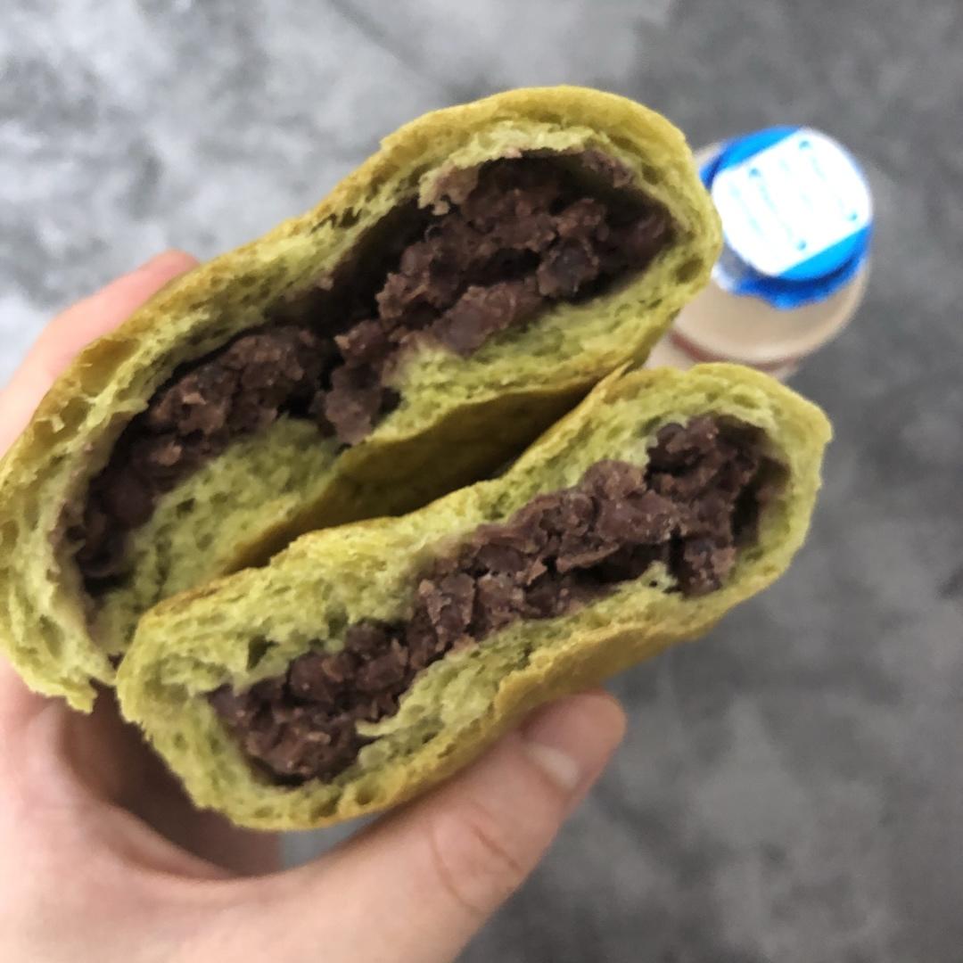 日式抹茶红豆饼