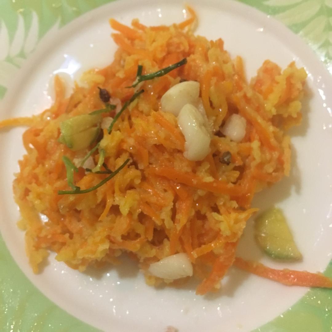 粉蒸胡萝卜丝