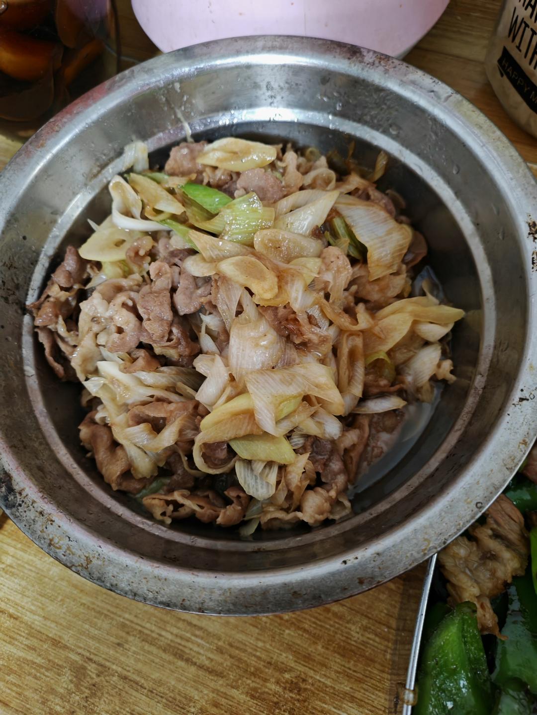 京葱爆炒羊肉片