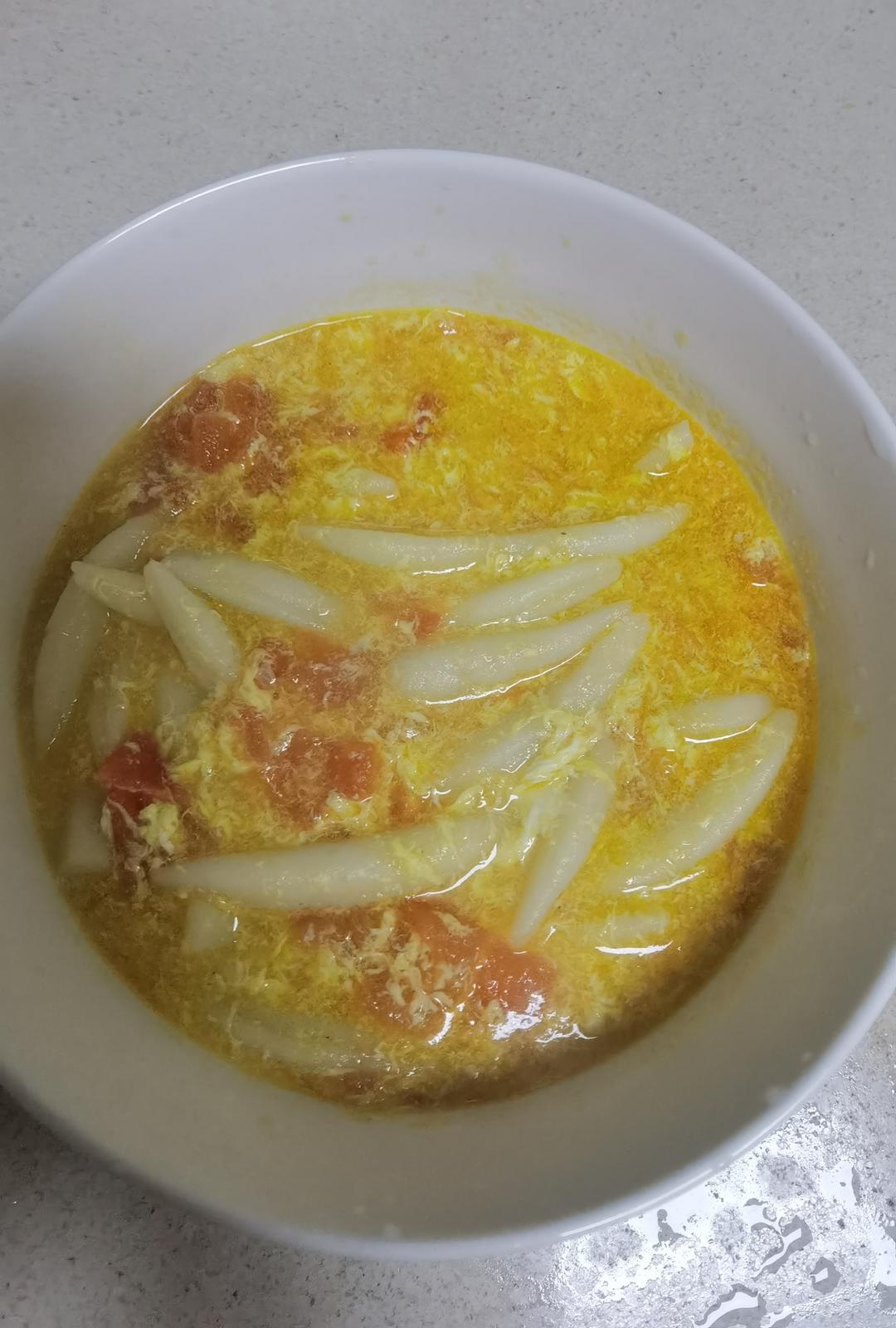 蕃茄鸡蛋面疙瘩