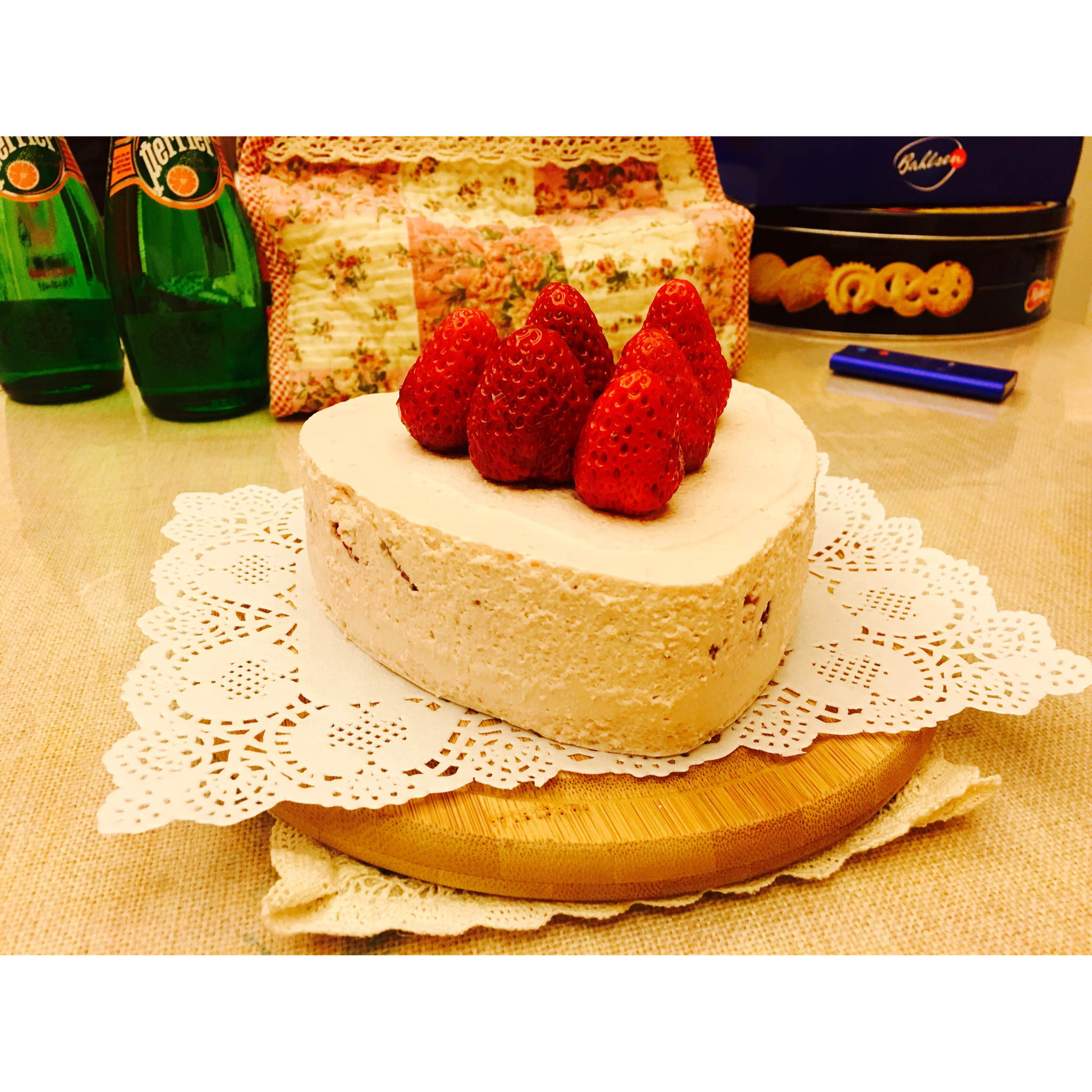 《Tinrry下午茶》教你做草莓芝士慕斯（6寸配方）