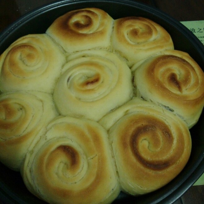 蜂蜜红提牛奶小面包