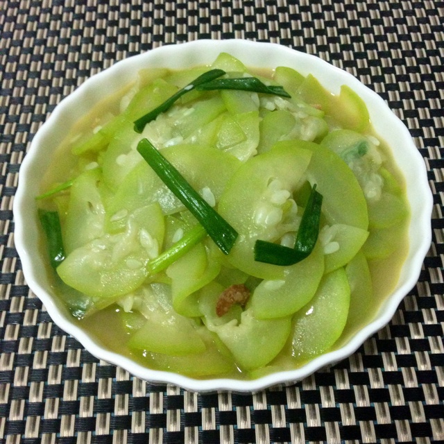 静雨无声做的清炒节瓜