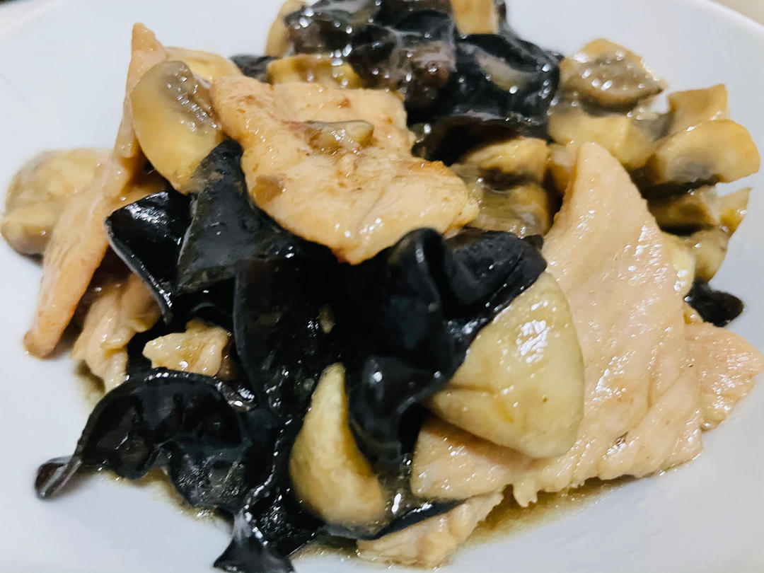 红烧蘑菇/炒口蘑