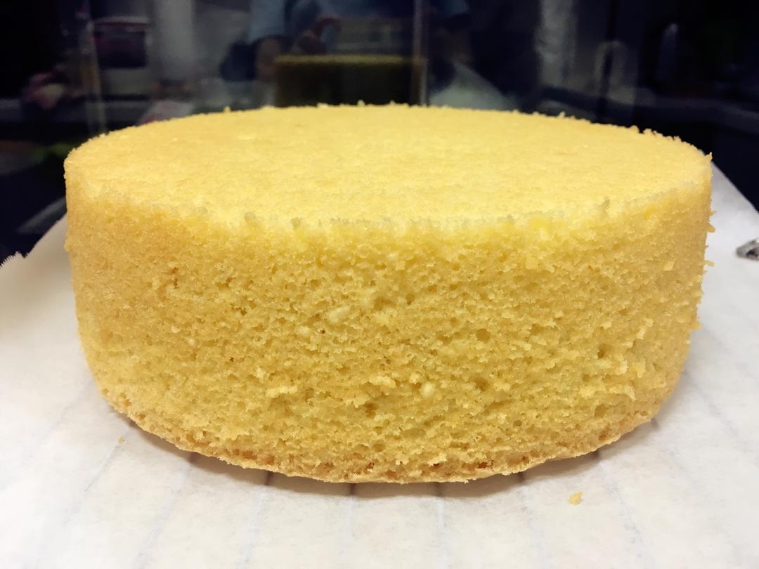 baokk11做的海绵蛋糕双层蛋糕胚