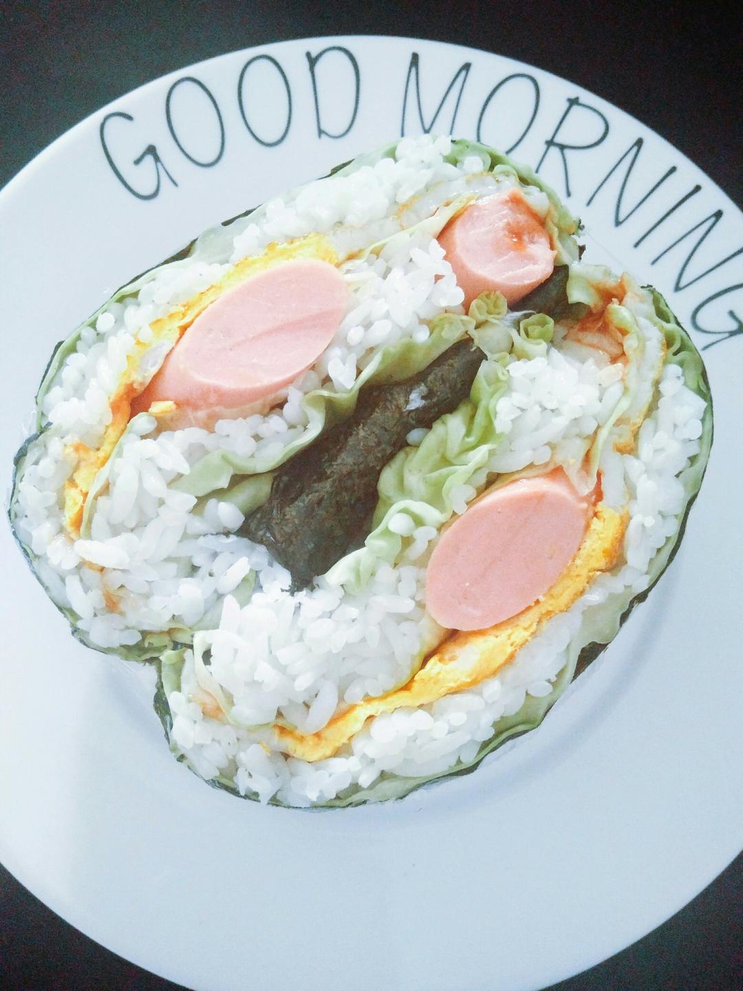 不用捏的饭团(おにぎらず)