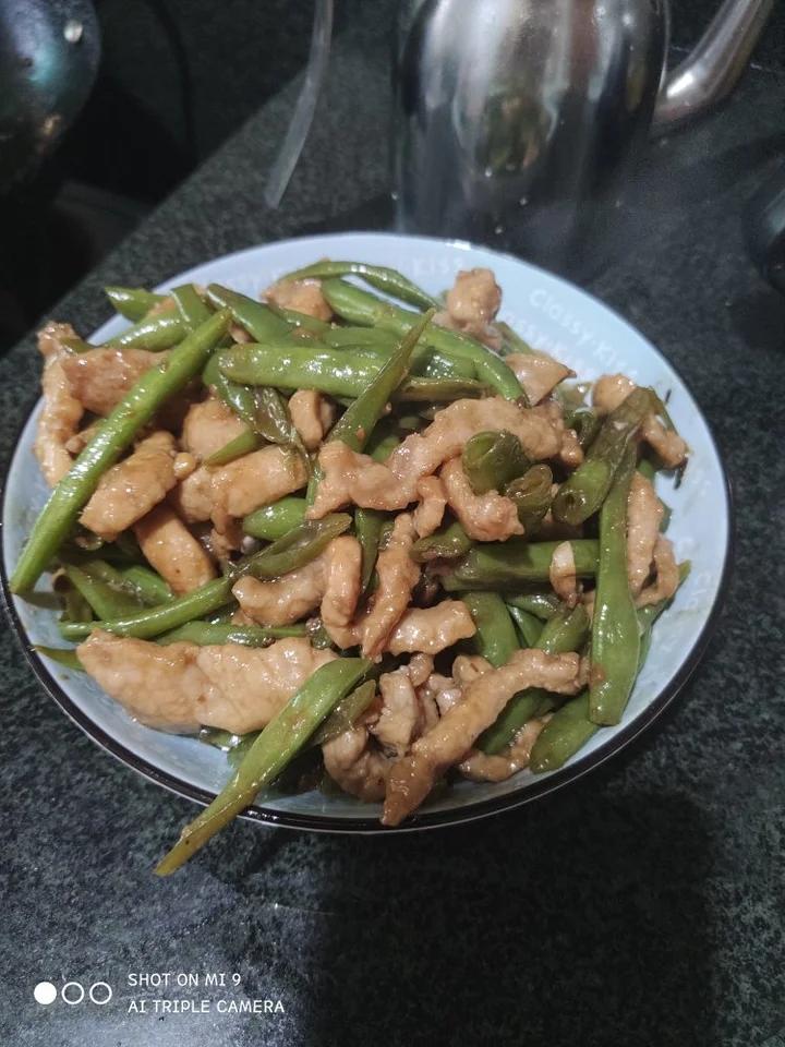 比肉好吃百倍无敌下饭素炒豆角丝