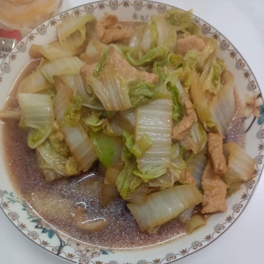 白菜炒肉