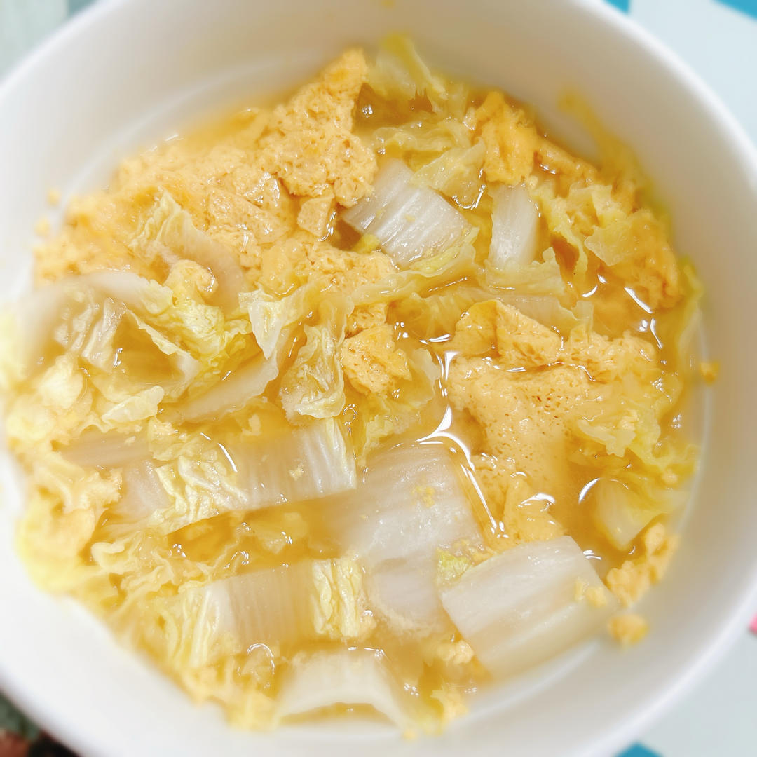 超简单微波炉食谱黄心白菜