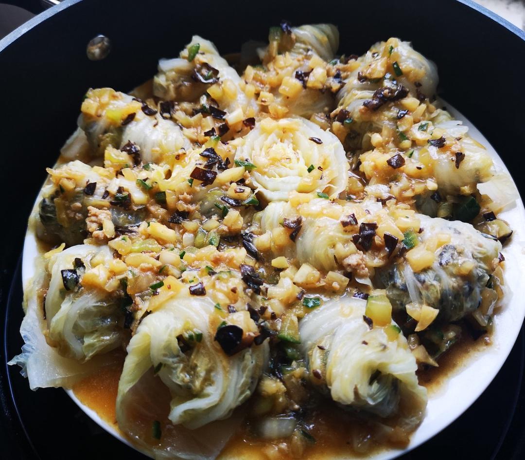 肉酿白菜卷