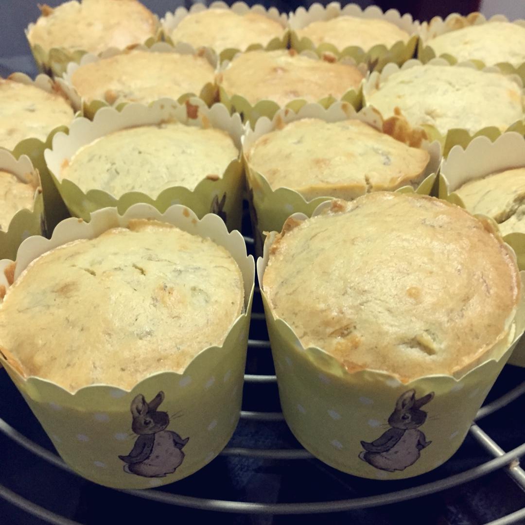 香蕉芝士玛芬蛋糕 Banana & Cream cheese Muffin