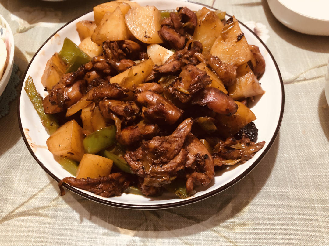 家常炒鸡